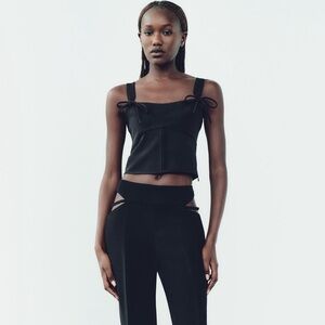 ZARA Bow Corset Top